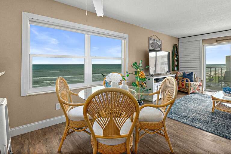 Seaside Sitting Space With Sizable Windows Viewing Vast Vistas