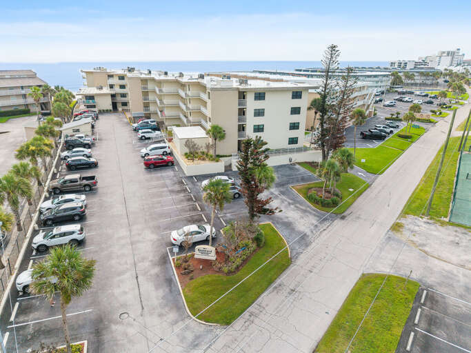 Arrive with ease at Seaward Condominiums, offering convenient on-site parking and a prime oceanfront