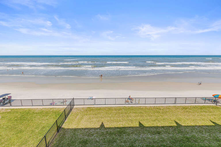 Enjoy sweeping beachfront views during your beach stay, with easy access to the sand and shoreline. Watch the waves roll in and experience the perfect coastal escape right outside your door.