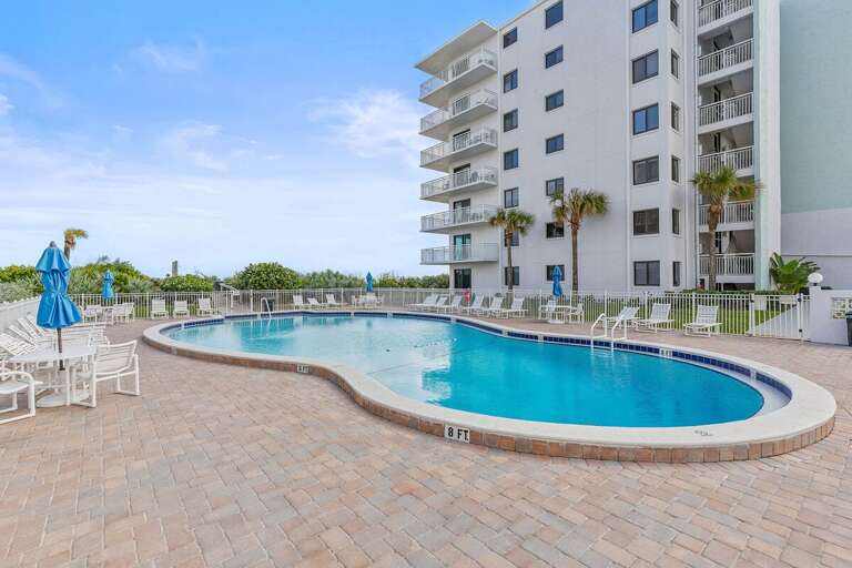 Spend your days by the sparkling resort pool with plenty of lounge chairs for soaking up the Florida