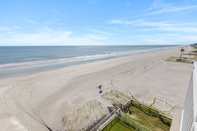 Enjoy sweeping views of the sandy shoreline and Atlantic Ocean stretching along the coast—a