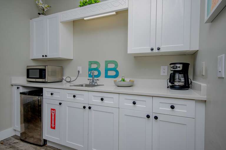 Bright, airy kitchen with modern appliances and ample storage