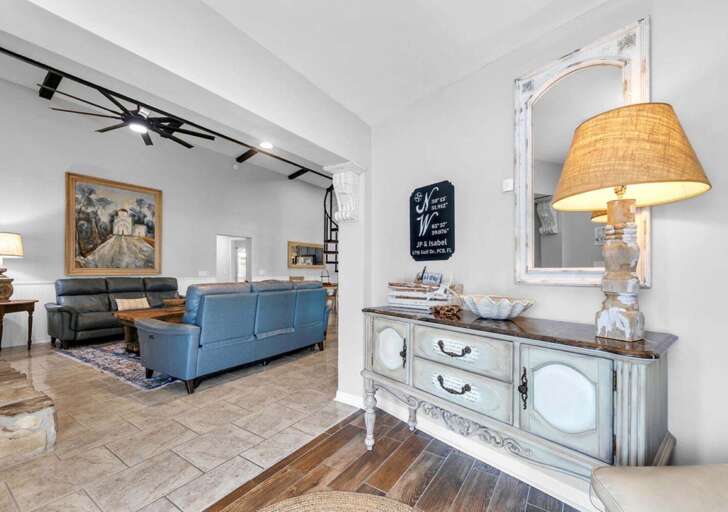 Bright and airy living room with cozy seating and stylish decor