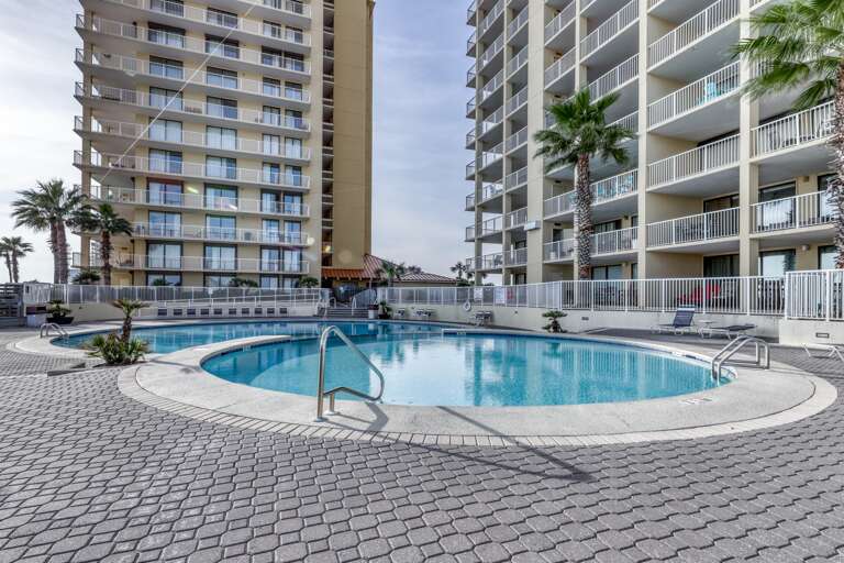Situated in front of Building A, the resort pool is a great place to be!  On the left is Building B with its grassy zone between the patio and dunes! - This Outdoor Pool will be closed 8/19/2024-3/1/2025 (Indoor pool will remain open) Situated in front of Building A, the resort pool is a great place to be!  On the left is Building B with its grassy zone between the patio and dunes! - This Outdoor Pool will be closed 8/19/2024-3/1/2025 (Indoor pool will remain open)