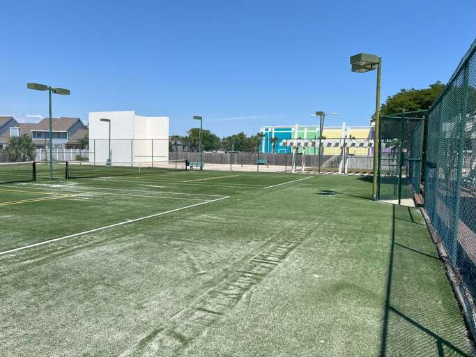 2 Tennis Courts and 2 Pickleball Courts