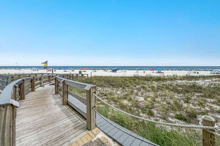 Steps from the beach over our Dunes.