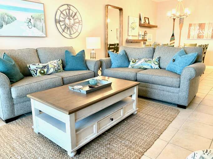 Comfy clean living space!