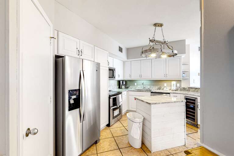 Recently upgraded Kitchen and appliances.  Wine Fridge is also a new addition.