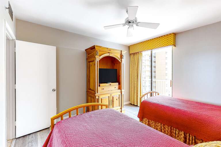 Closet perspective back towards the new in 2025 Sliding Glass Doors