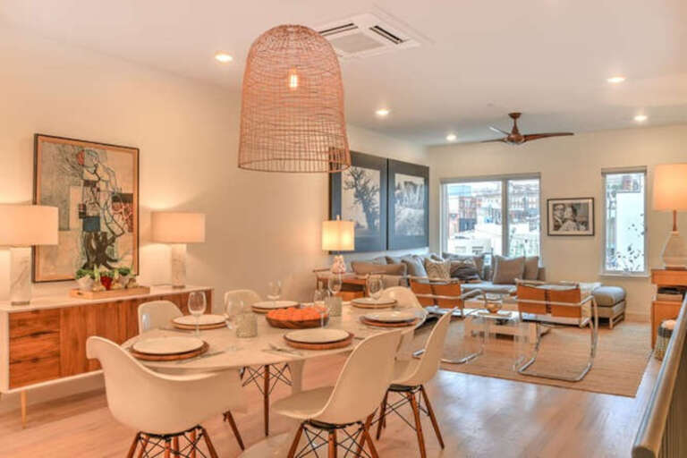Open Dining and Living Room Open Dining and Living Room