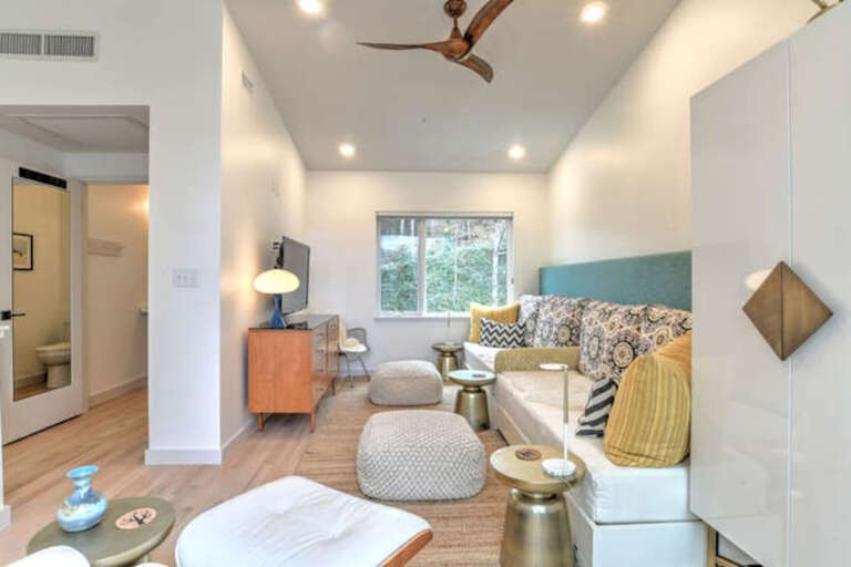 Living Area and Sleeping Loft