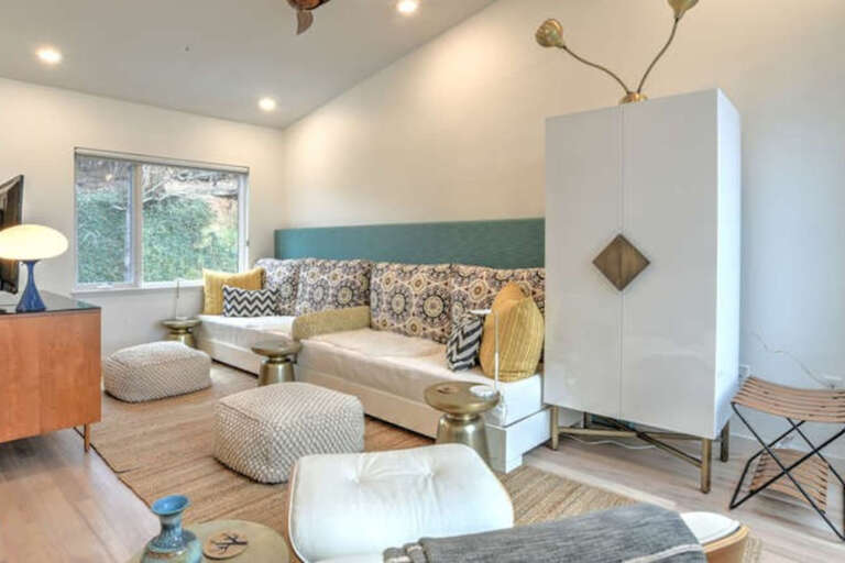 Living Area and Sleeping Loft