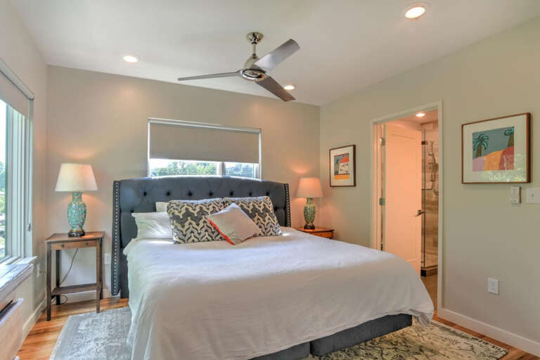 Bedroom with ensuite bathroom