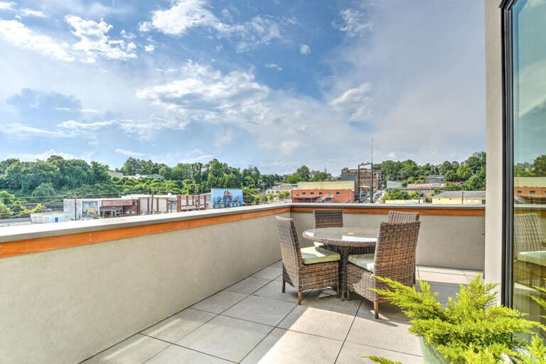 City and Mountain Views