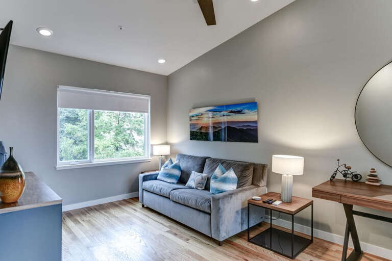 Comfortable fourth floor loft