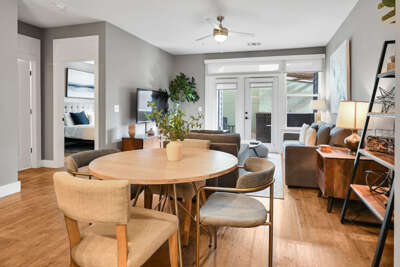 Prime Downtown Condo with Huge Patio and King Bed