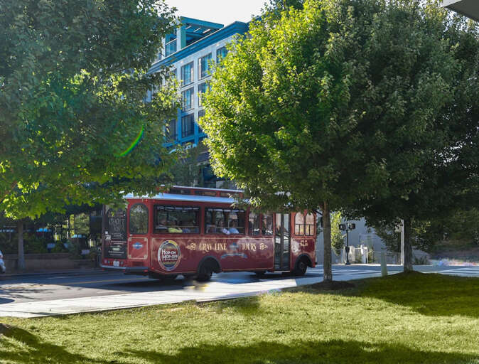 Trolly tour of Asheville