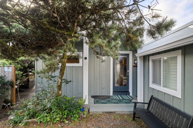 Cabana bedroom across from main house entrance
