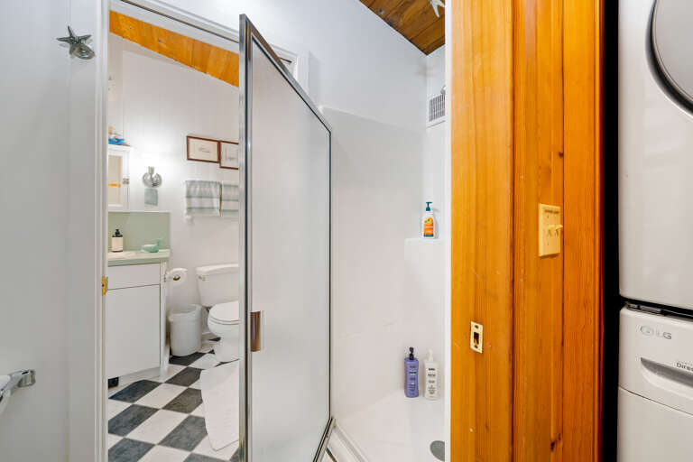 2nd bath with shower and toilet only