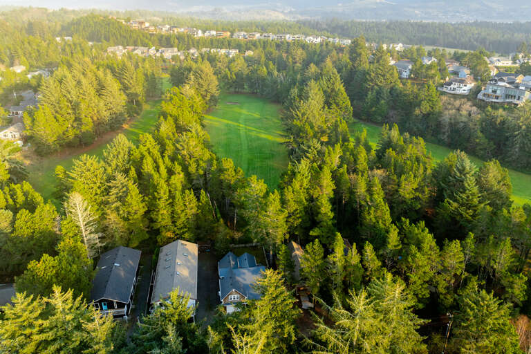 Located on the golf course greens with views from the back yard.