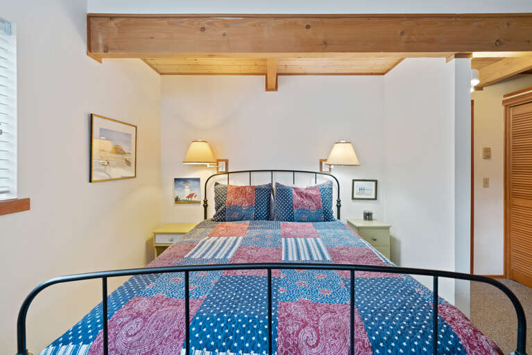 Main floor bedroom with Queen bed. 