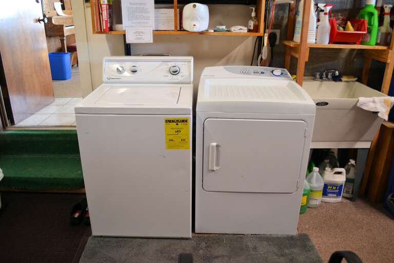 Shared laundry space Shared laundry space