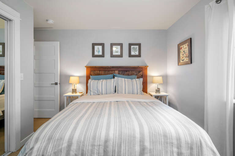 Downstairs main floor bedroom with Queen bed.