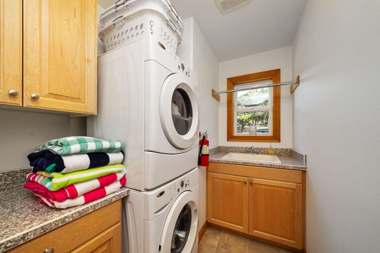 Downstairs laundry room