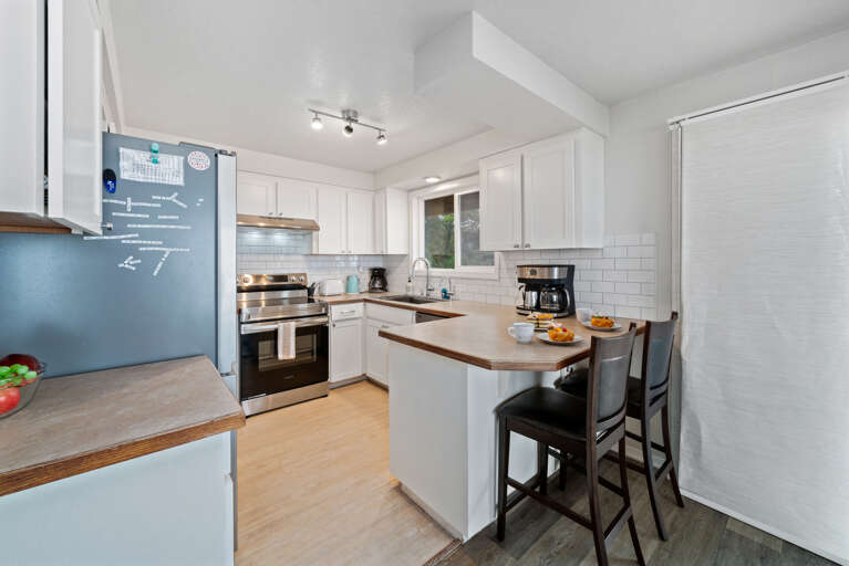 Well stocked kitchen