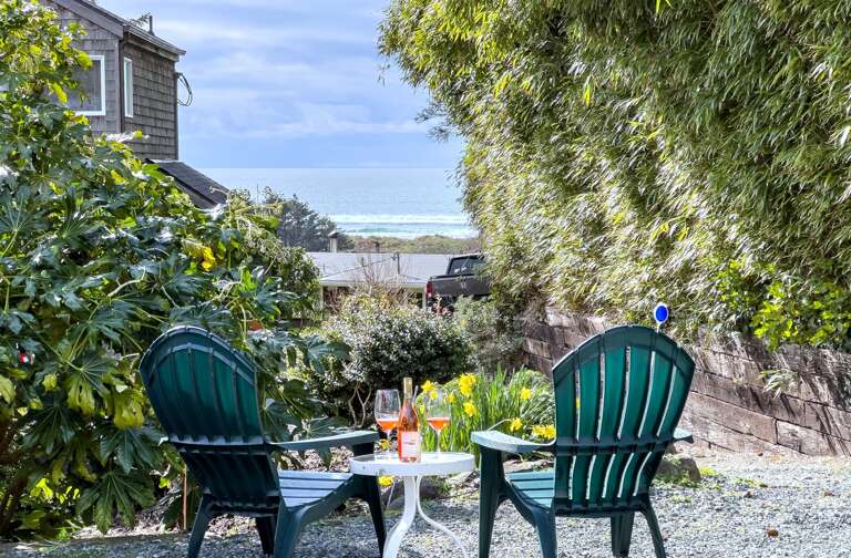 Ocean view from front of house Ocean view from front of house