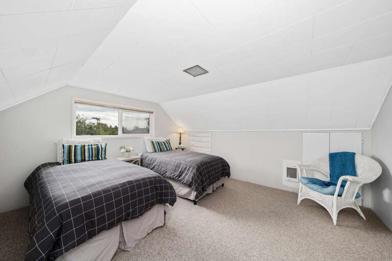 Upstairs twin bedroom Upstairs twin bedroom