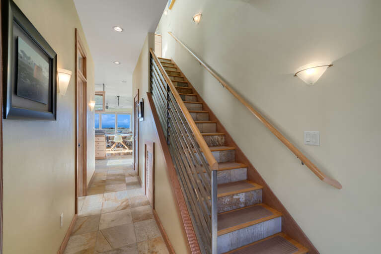 Entrance and stairs to second level