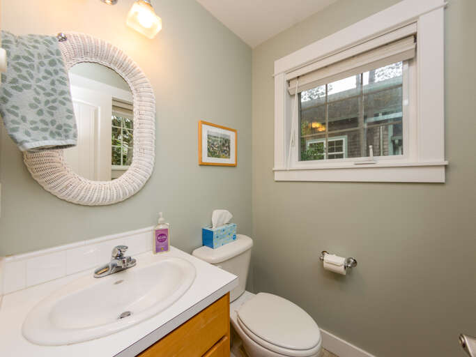 Downstairs half bath
