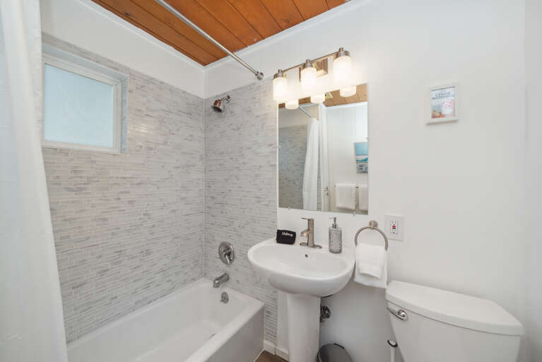 Hall bath with Tub/Shower combo