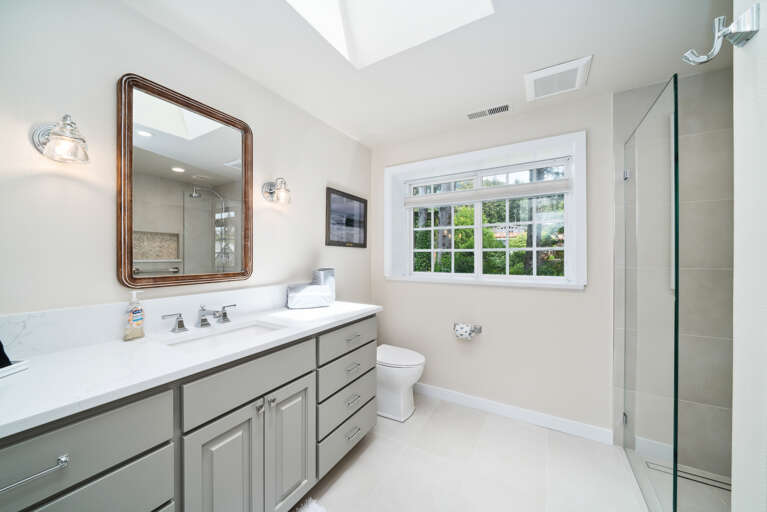 Master bath with walk in shower