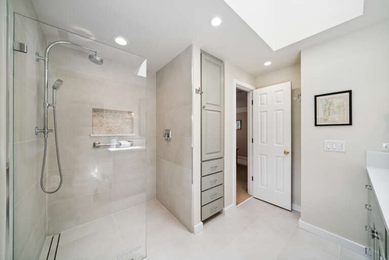 Master bath with walk in shower