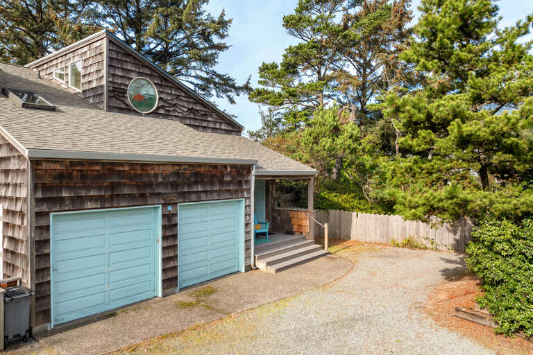 Street view. Sunny Chalet is the right side unit of this duplex Street view. Sunny Chalet is the right side unit of this duplex