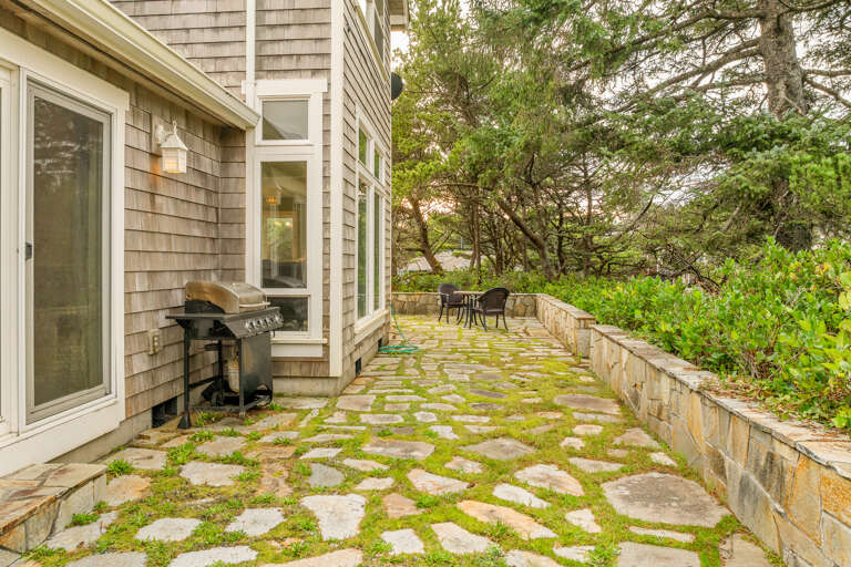 Back yard patio area