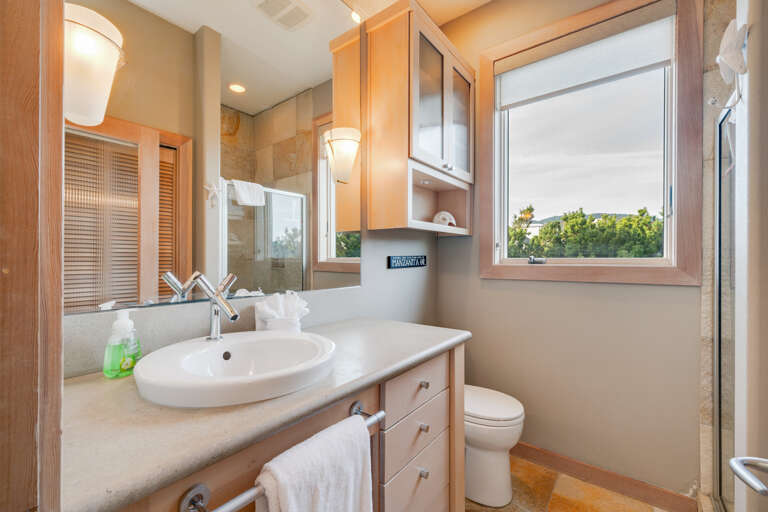 Upstairs 3rd bathroom with walk in shower.  Upstairs 3rd bathroom with walk in shower.