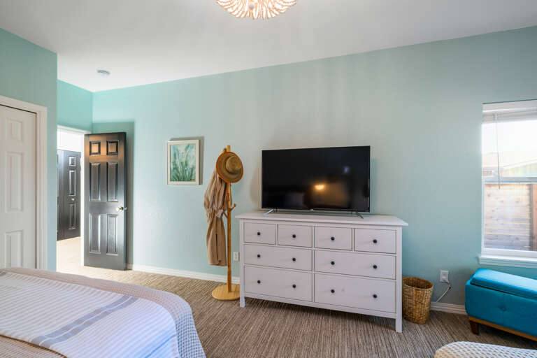 Double queen room with streaming TV. 