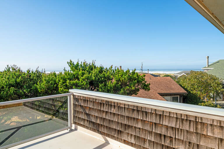 Ocean views from the master ocean facing deck 