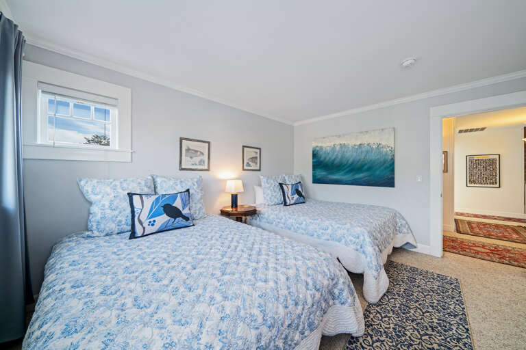 Double queen bedroom with large closet