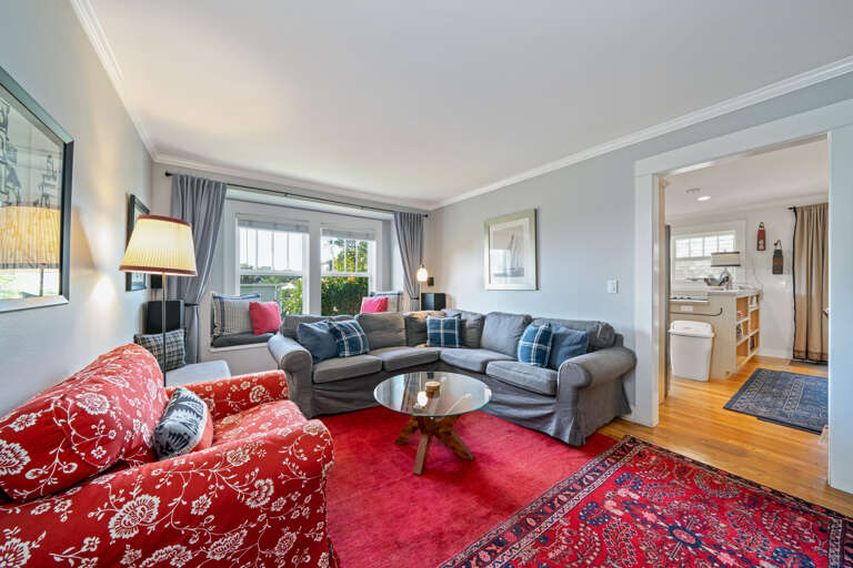 TV room with cable TV, Wii, BluRay player, video library