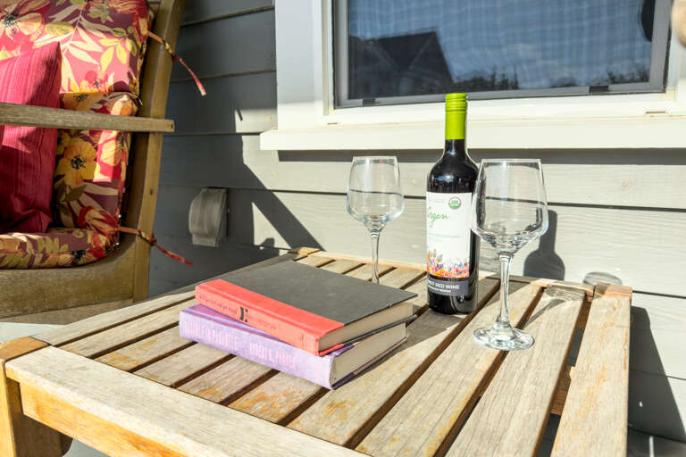 Relax and watch the waves roll in from the front deck