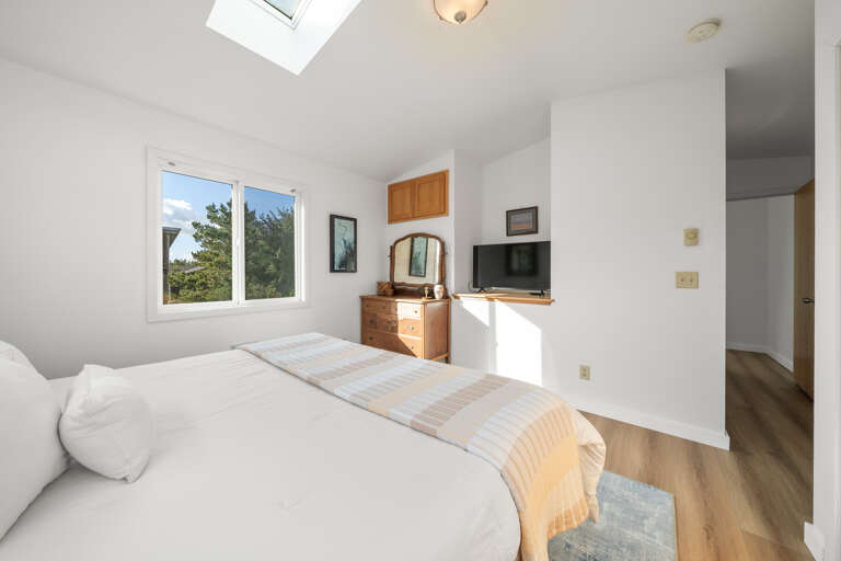 King bedroom with Streaming TV upstairs