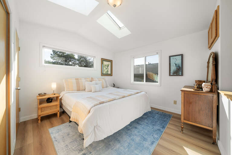 Upstairs King bedroom with streaming TV 