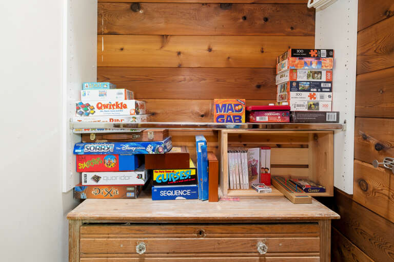 Games in the double/ twin bunk room 