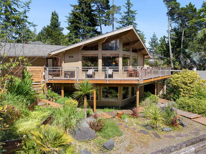 Front view of the house