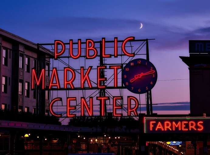 No trip to Seattle is complete without a shopping excursion to Pike Place Market. Support our local businesses that set up shop in the square. No trip to Seattle is complete without a shopping excursion to Pike Place Market. Support our local businesses that set up shop in the square.
