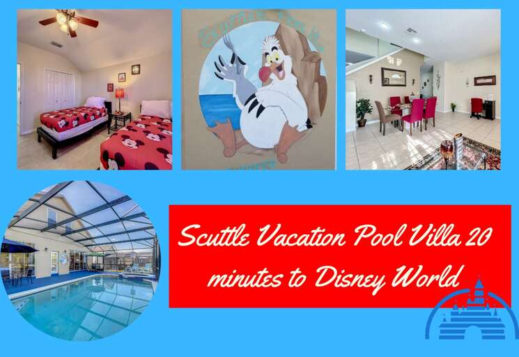 ✨Scuttle Vacation Pool Villa – Just Minutes to Disney! ✨Scuttle Vacation Pool Villa – Just Minutes to Disney!